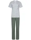 Pastunette dames pyjama korte mouwen - Green Breeze