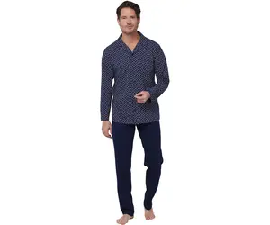 Pastunette Heren Pyjama katoen met knoopsluiting kopen? (Katoen