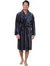 Pastunette Fleece heren badjas - 115CM - DonkerBlauw
