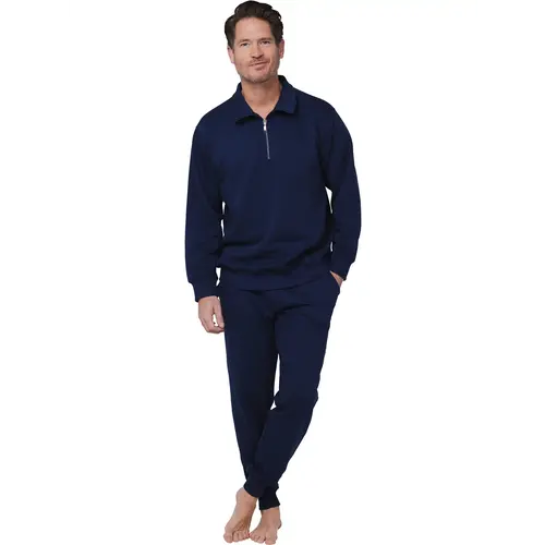 Pastunette heren Huispak - Zipper - Donkerblauw Pastunette heren Huispak - Zipper - Donkerblauw