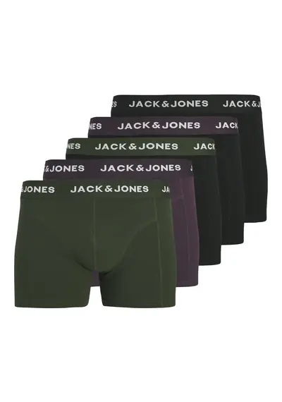 Jack & Jones 5-Pack heren boxershort - Plum perfect - Paars Jack & Jones 5-Pack heren boxershort - Plum perfect - Paars