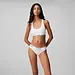 Calvin Klein Bralette dames - Top - Katoenen BH Top met brede bandjes - Wit