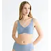 Sloggi Zero Feel - Comfort BH - Soft Bra 2.0 - Bralette - Naadloze bh top met sluiting - Zachte brede bandjes - Lichtblauw
