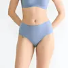 Sloggi Zero Feel taille slip dames 2.0 - High waist - Hoge naadloze dames onderbroek - Katoenen kruisje - Schijnt niet door - Zwart - Huidskleur - Donkerblauw