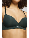 Puma BH zonder beugel met vulling - Everyday - Comfort T-shirt Bh die niet doorschijnt - Zwart - Huidskleur - Wit