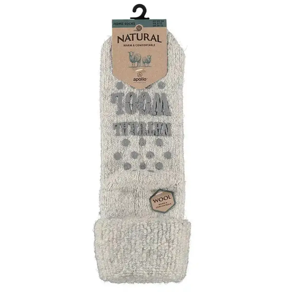 Apollo warme anti slip huissokken - Bedsokken dames en heren - Grip sokken - slaapsokken Apollo warme anti slip huissokken - Bedsokken dames en heren - Grip sokken - slaapsokken