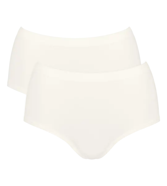 Sloggi 2-pack Go sense taille slip dames - High waist Sloggi 2-pack Go sense taille slip dames - High waist