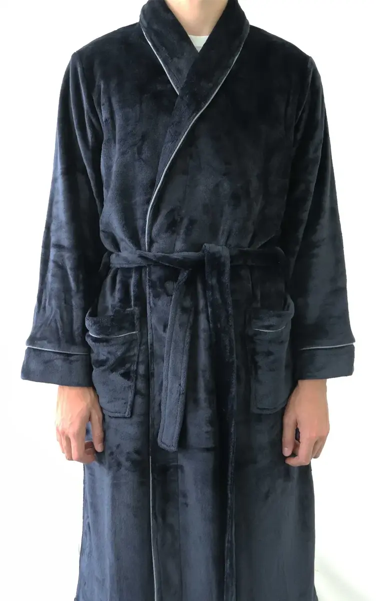 Paul Hopkins heren Fleece Badjas - Sjaalkraag Paul Hopkins heren Fleece Badjas - Sjaalkraag