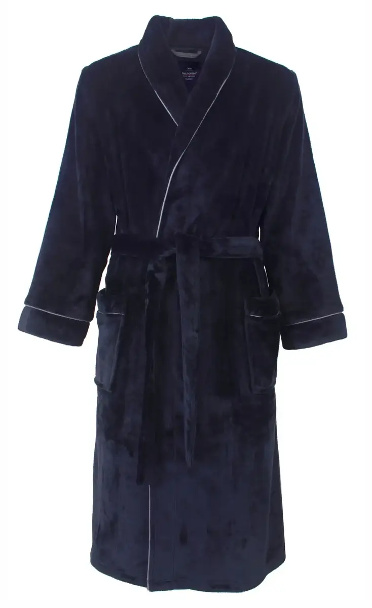 Paul Hopkins heren Fleece Badjas - Sjaalkraag Paul Hopkins heren Fleece Badjas - Sjaalkraag