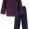 Paul Hopkins heren pyjama doorknoop - Knoopsluiting - Lange mouwen - Katoen