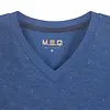 M.E.Q. Heren pyjama lange mouwen katoen - Winter blue