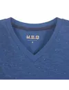 M.E.Q. Heren pyjama lange mouwen katoen - Winter blue