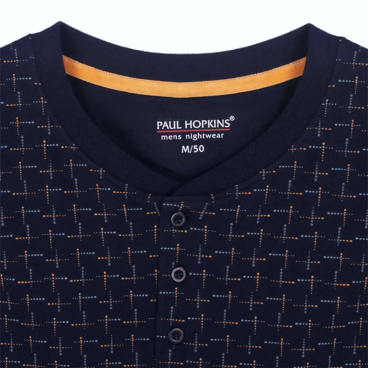 Paul Hopkins pyjama heren lange mouw - Donkere ruit Paul Hopkins pyjama heren lange mouw - Donkere ruit