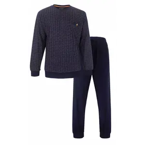 Paul Hopkins pyjama heren lange mouw - Donkere ruit Paul Hopkins pyjama heren lange mouw - Donkere ruit