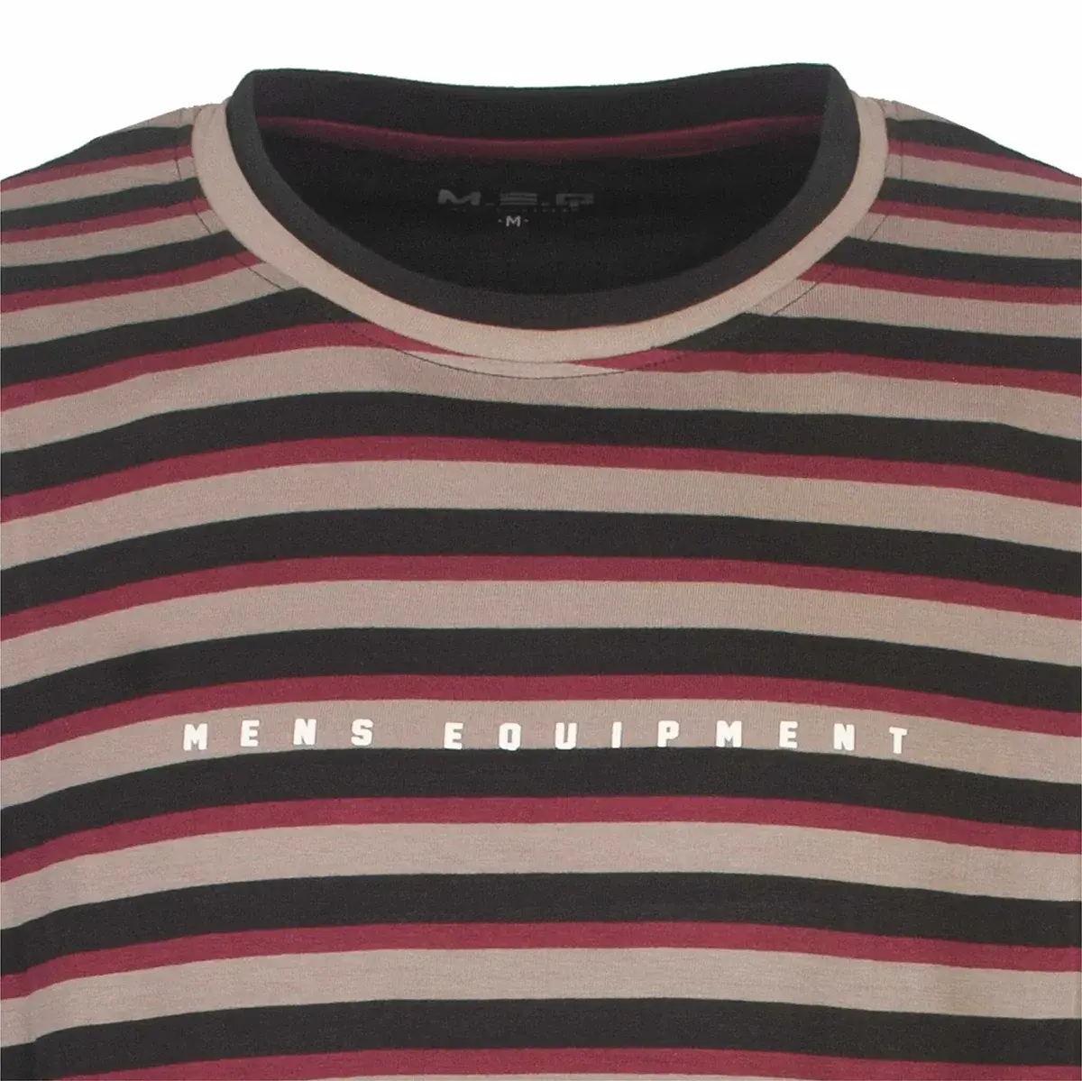 M.E.Q. Heren pyjama lange mouwen katoen - Grey stripe M.E.Q. Heren pyjama lange mouwen katoen - Grey stripe