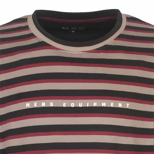 M.E.Q. Heren pyjama lange mouwen katoen - Grey stripe M.E.Q. Heren pyjama lange mouwen katoen - Grey stripe
