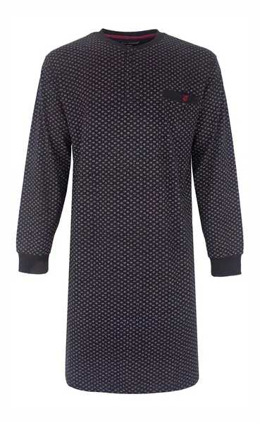 Paul Hopkins heren nachthemd lange mouw -  Stippel Paul Hopkins heren nachthemd lange mouw -  Stippel