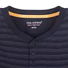 Paul Hopkins Heren shortama Knoopsluiting - Katoen - Donkerblauw