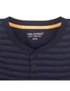 Paul Hopkins Heren shortama Knoopsluiting - Katoen - Donkerblauw