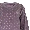 Tenderness dames pyjama Velours - Lila Flower - Warme winter pyjama - Teddy