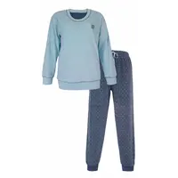 Tenderness dames pyjama Velours - Lichtblauw Tenderness dames pyjama Velours - Lichtblauw