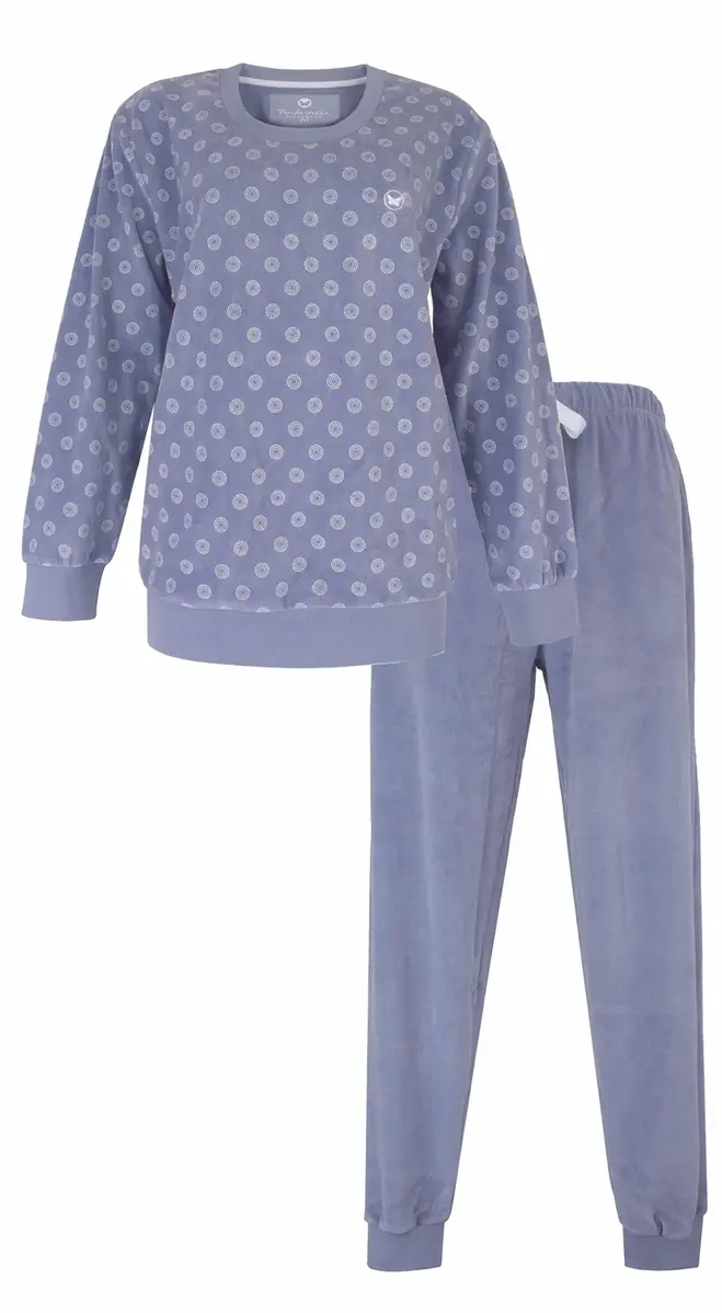 Tenderness dames pyjama Velours - Lila Circle Tenderness dames pyjama Velours - Lila Circle