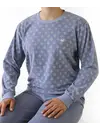 Tenderness dames pyjama Velours - Lila Circle