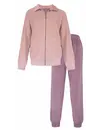 Tenderness dames huispak Velours - Winter pink - Warm winter 2-delig huispak - lounge pak dames - Copy