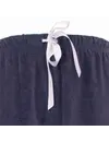 Medaillion dames velours pyjama doorknoop - Winter Flower - Warme zachte pyjama