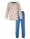 Tenderness dames pyjama Tricot lange mouw - Beige