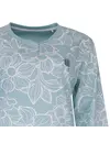 Tenderness dames pyjama Tricot lange mouw - Aqua blue