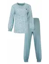 Tenderness dames pyjama Tricot lange mouw - Aqua blue
