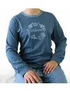Tenderness dames pyjama Tricot lange mouw - Winter Flower