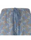 Medaillion katoenen dames pyjama lange mouw - Blue