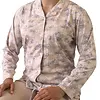 Tenderness dames pyjama - Doorknoop knoopsluiting - Beige