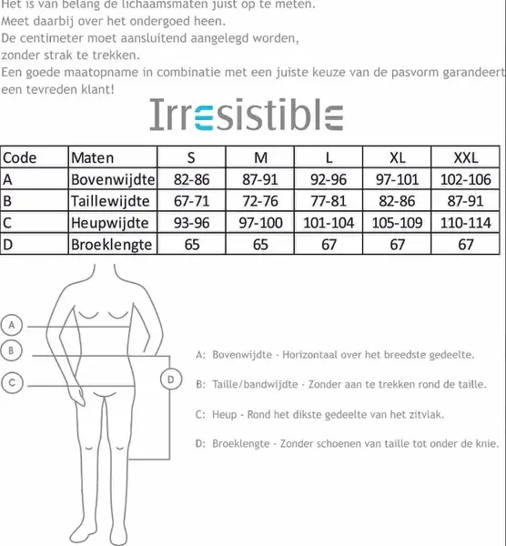 Irresistible dames pyjama lange mouw - Flanellen broek Irresistible dames pyjama lange mouw - Flanellen broek