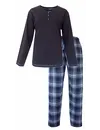 Irresistible dames pyjama lange mouw - Flanellen broek
