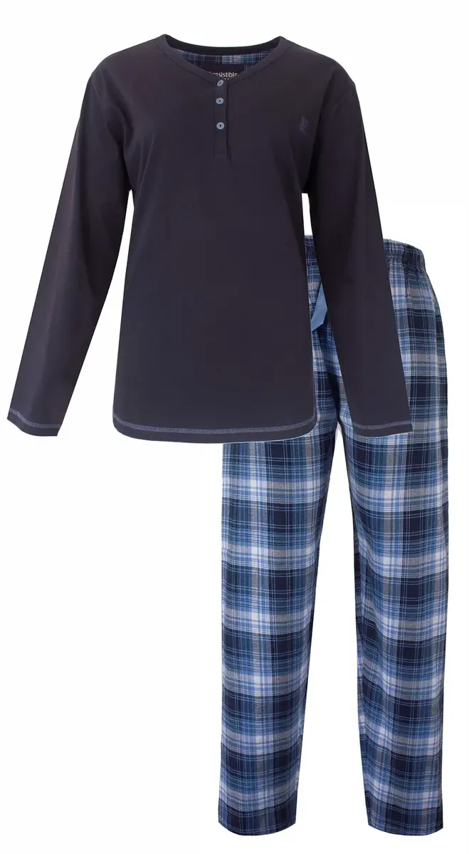 Irresistible dames pyjama lange mouw - Flanellen broek