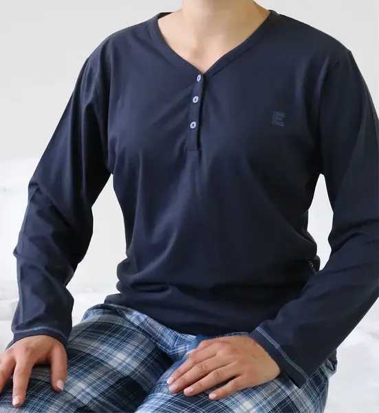 Irresistible dames pyjama lange mouw - Flanellen broek Irresistible dames pyjama lange mouw - Flanellen broek