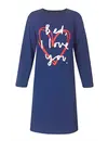 Temptation dames nachthemd lange mouw "I love you"