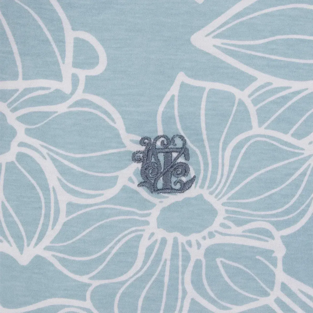 Tenderness dames nachthemd lange mouw - Aqua blue Tenderness dames nachthemd lange mouw - Aqua blue