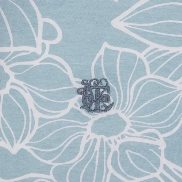 Tenderness dames nachthemd lange mouw - Aqua blue Tenderness dames nachthemd lange mouw - Aqua blue