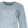 Tenderness dames nachthemd lange mouw - Aqua blue