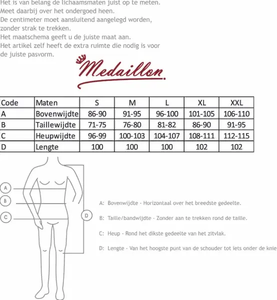Medaillon dames nachthemd lange mouw - Dark Blue Medaillon dames nachthemd lange mouw - Dark Blue