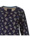 Medaillon dames nachthemd lange mouw - Dark Blue
