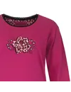 Irresistible dames nachthemd lange mouw - Pink