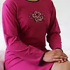 Irresistible dames nachthemd lange mouw - Pink