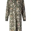 Lunatex dames nachthemd - Warme Dikke Tricot - Leaves - Katoenen dames nachtjapon