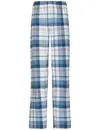 Pastunette Dames Pyjama Flanel met knoopsluiting - Blauw