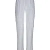 Pastunette Dames Pyjama met knoopsluiting - Blauw streep